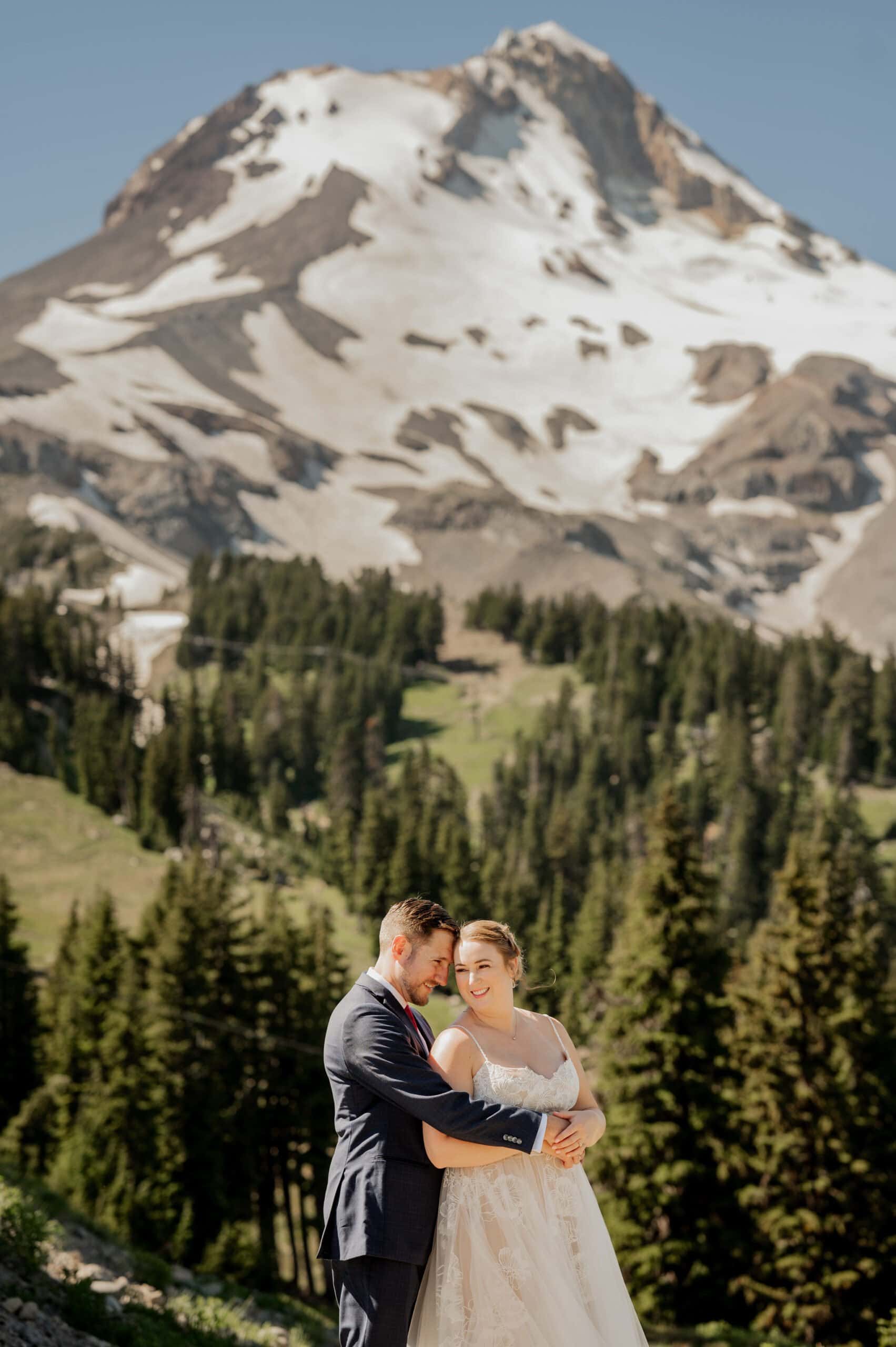 Summer Wedding At Mt Hood Meadows