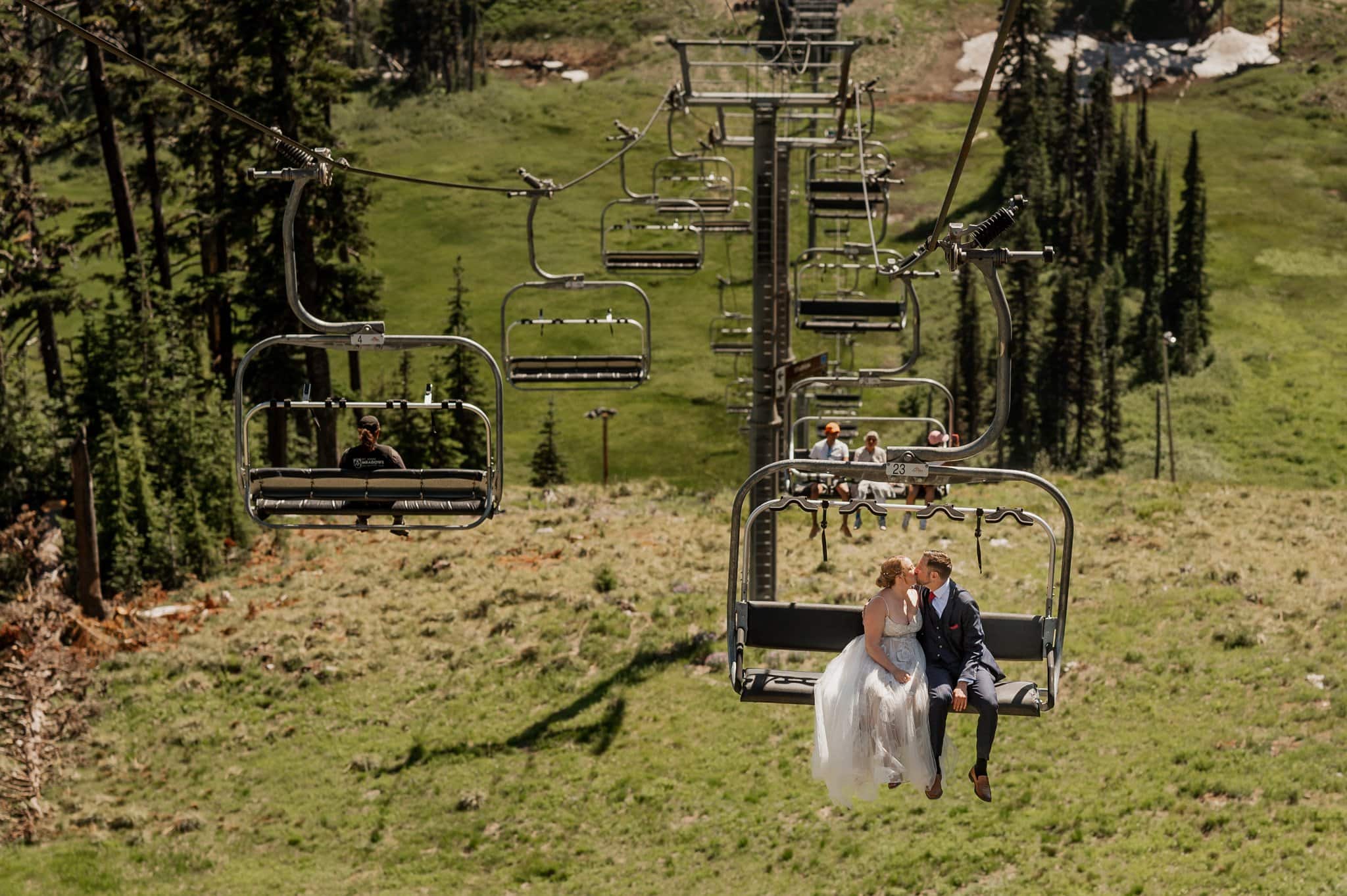 Summer Wedding At Mt Hood Meadows