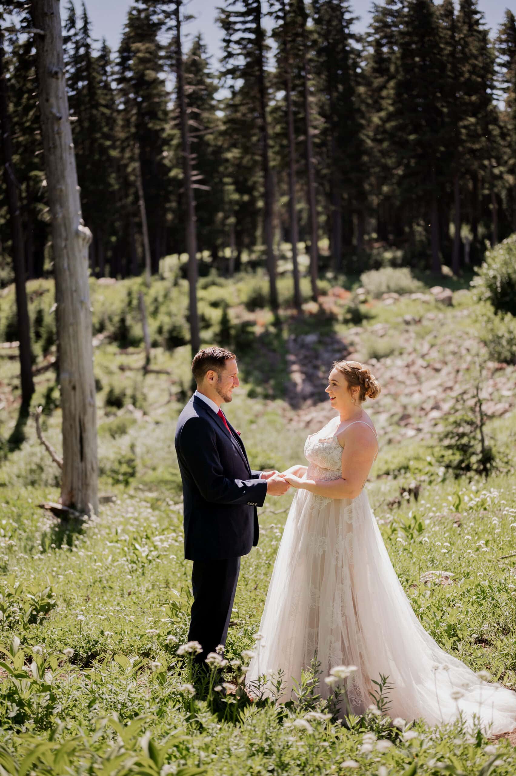 Summer Wedding At Mt Hood Meadows