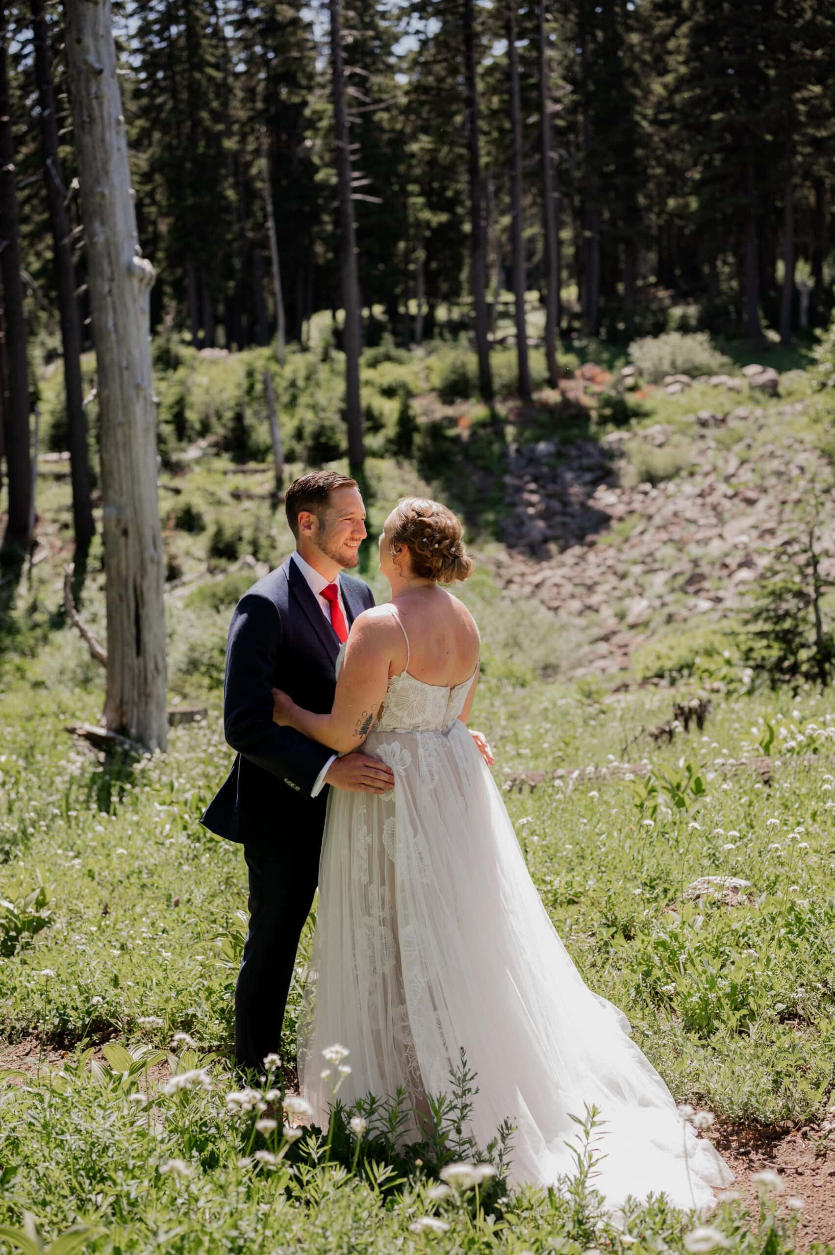 Summer Wedding At Mt Hood Meadows