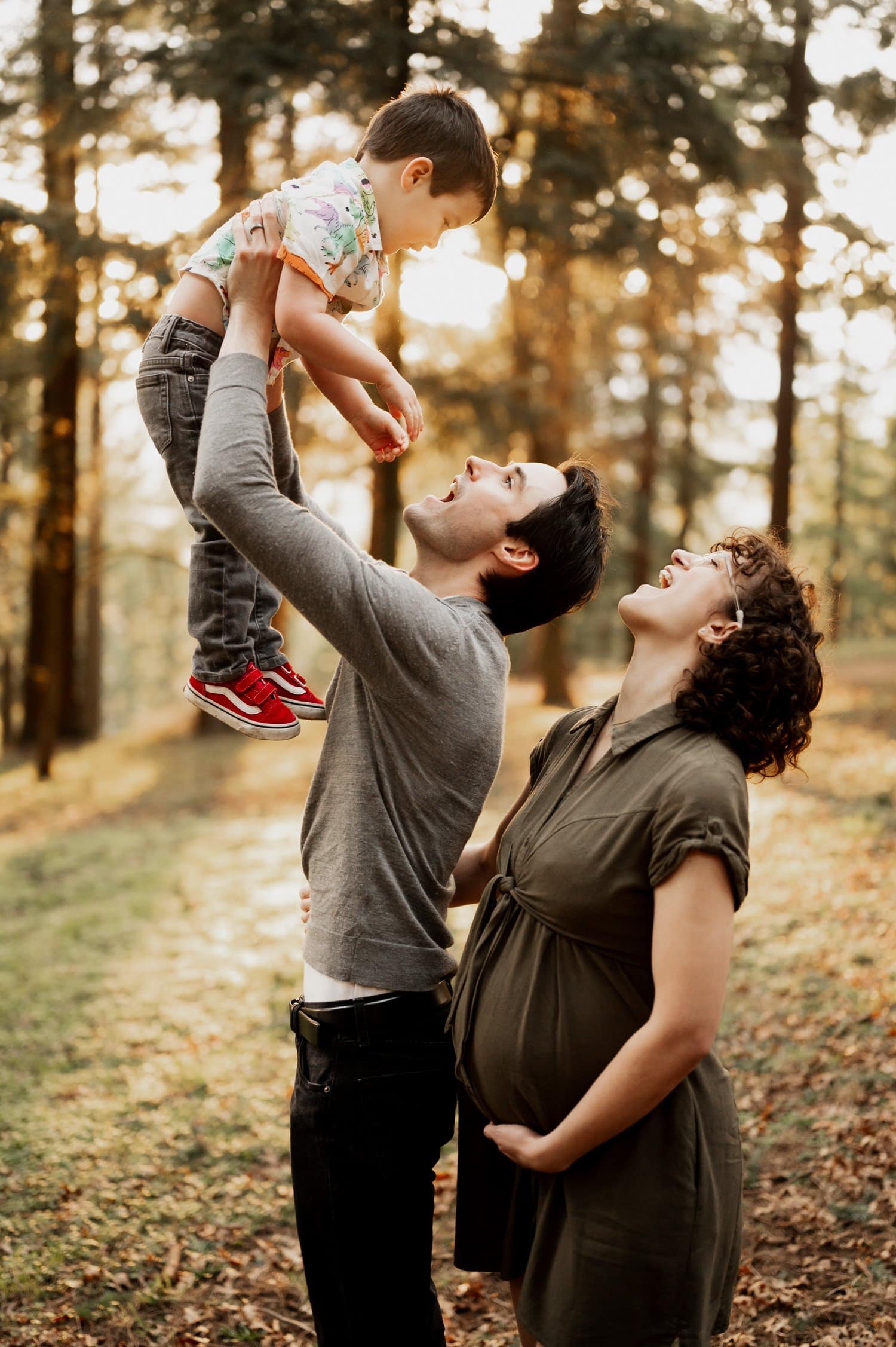 Mt Tabor Family Maternity Portrait Session Photography