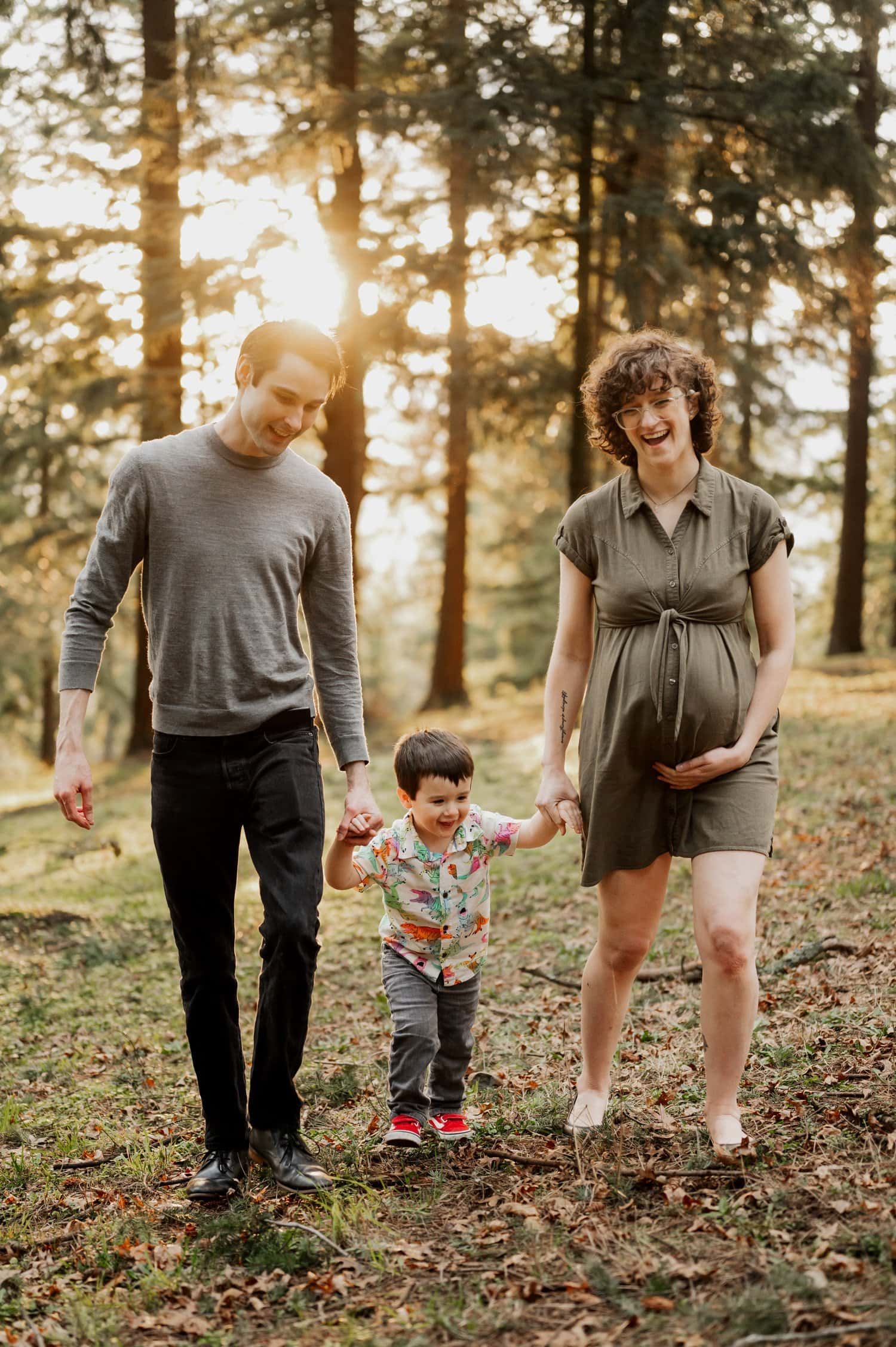 Mt Tabor Family Maternity Portrait Session Photography