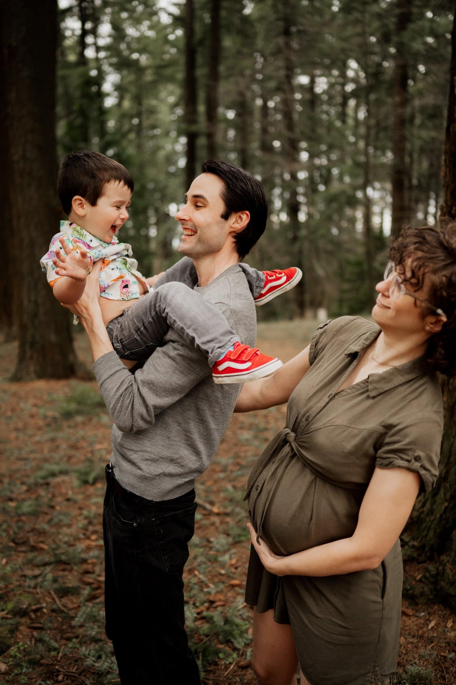 Mt Tabor Family Maternity Portrait Session Photography