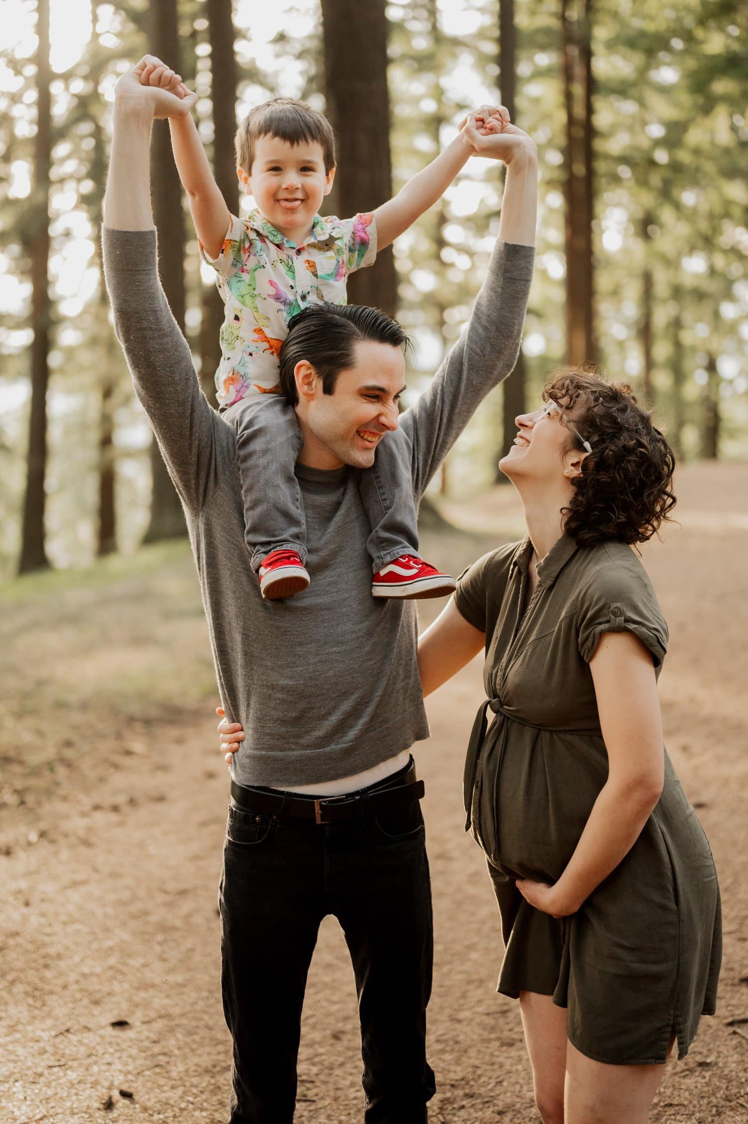 Mt Tabor Family Maternity Portrait Session Photography