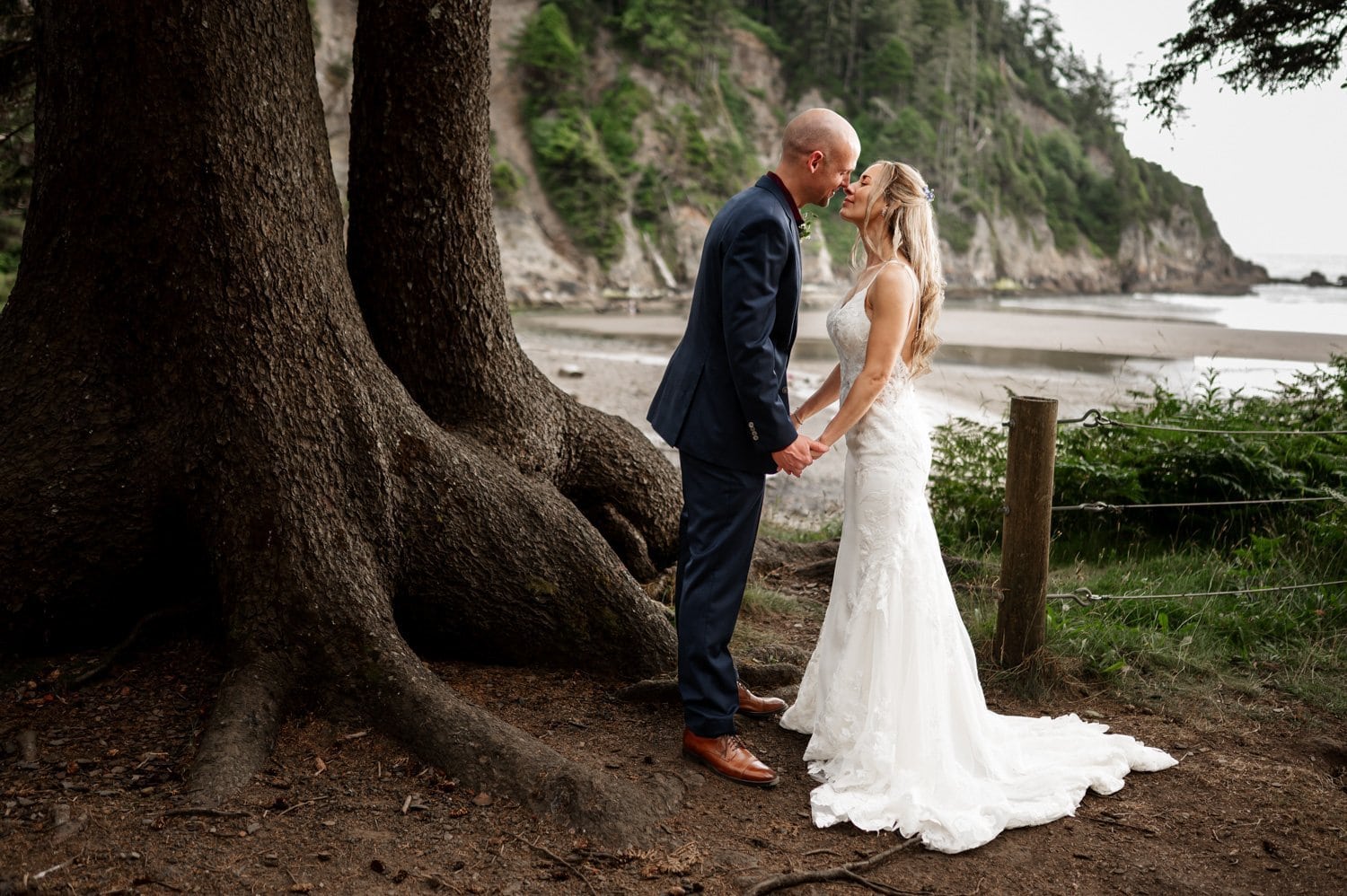 Short Sands Beach Oregon Coast Elopement Photography