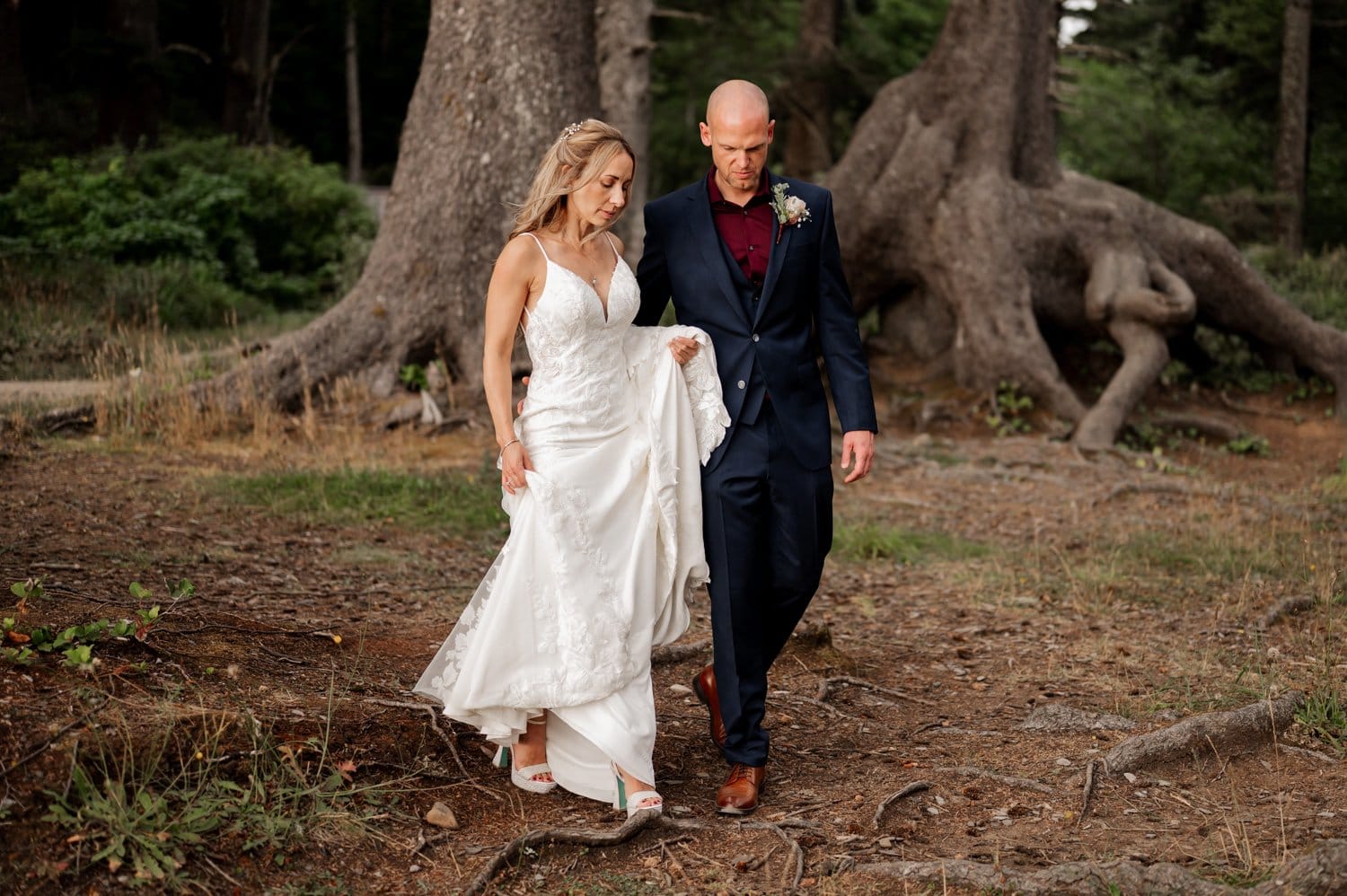Short Sands Beach Oregon Coast Elopement Photography
