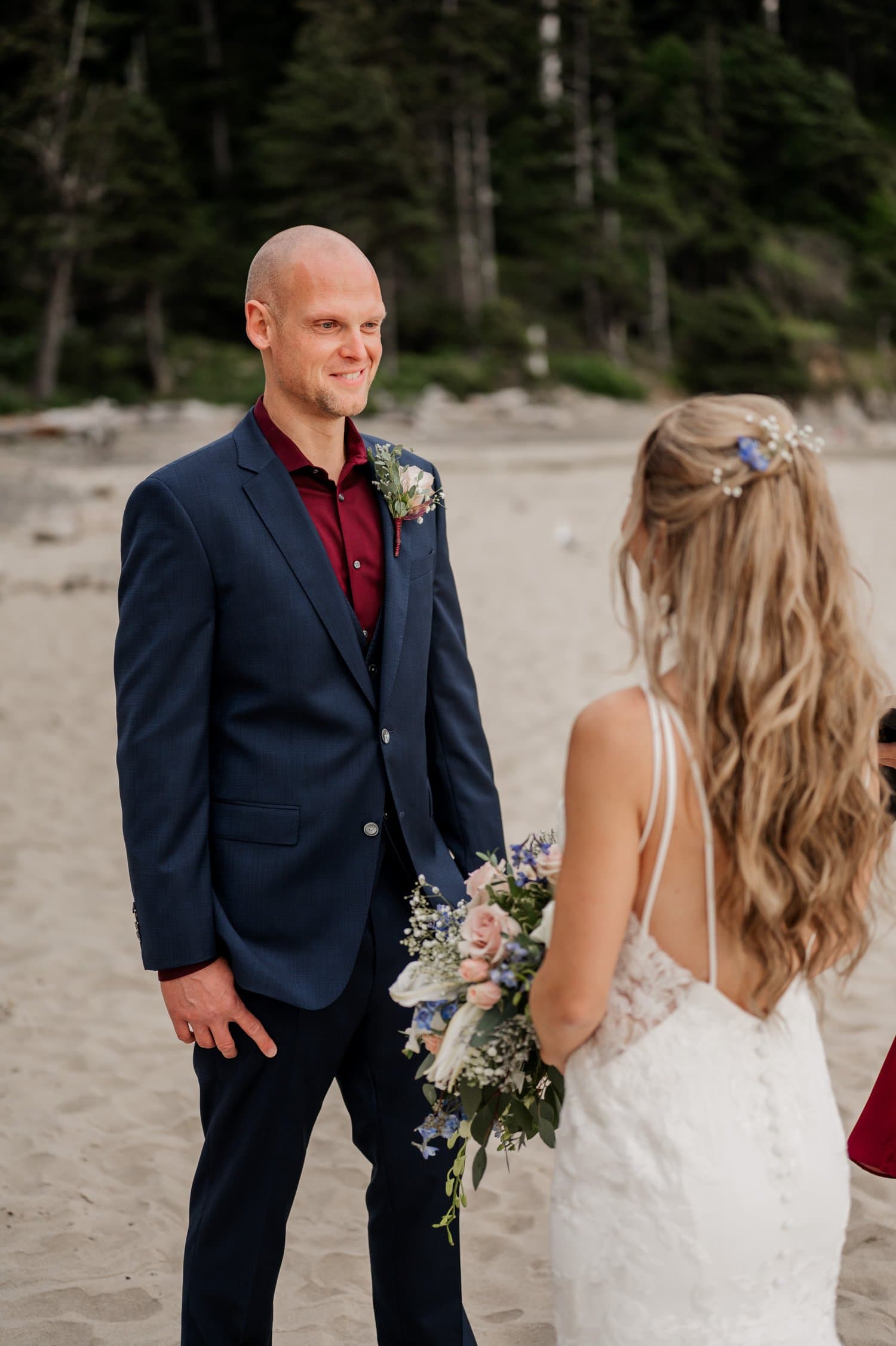 Short Sands Beach Oregon Coast Elopement Photography