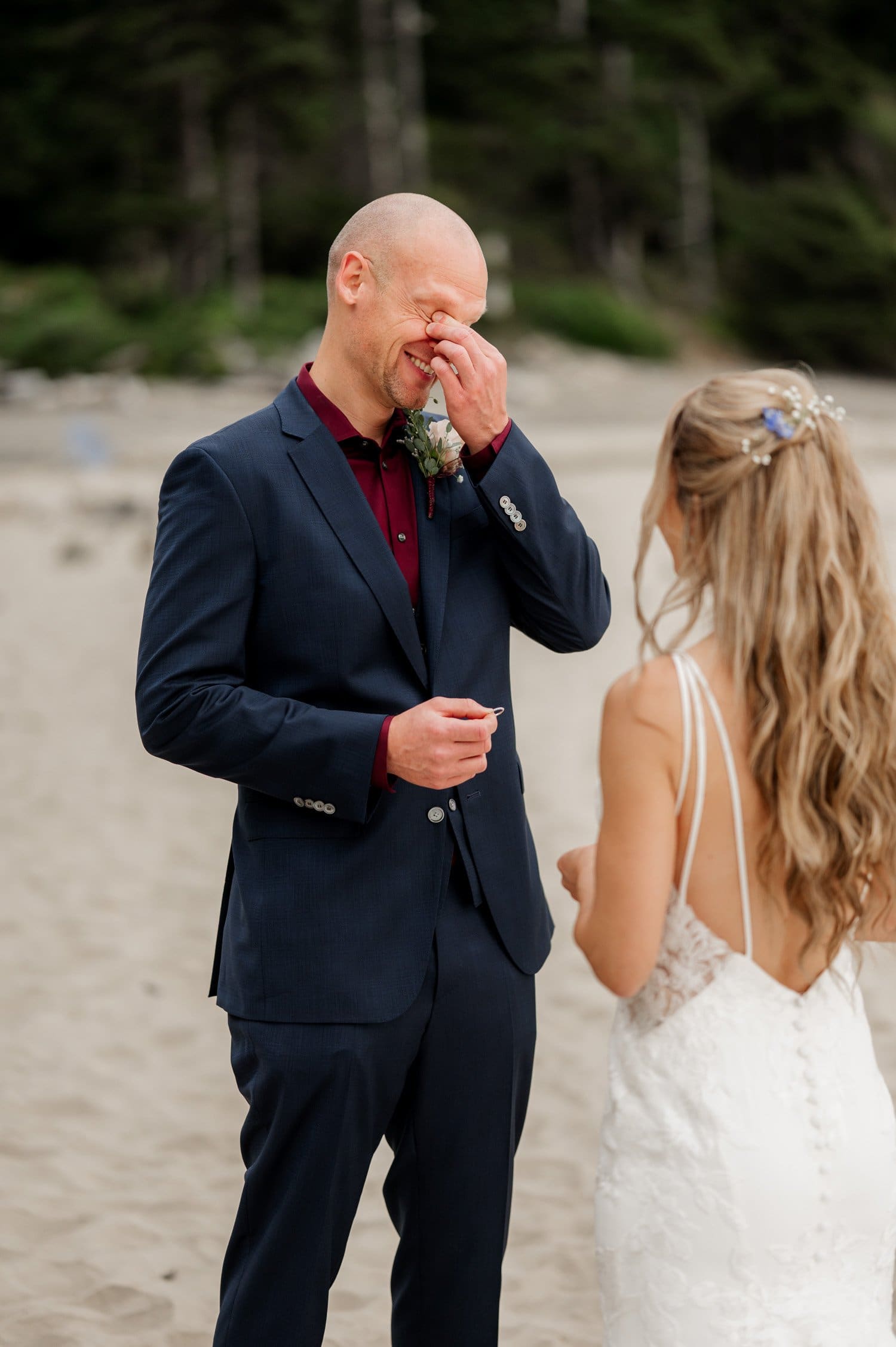 Short Sands Beach Oregon Coast Elopement Photography