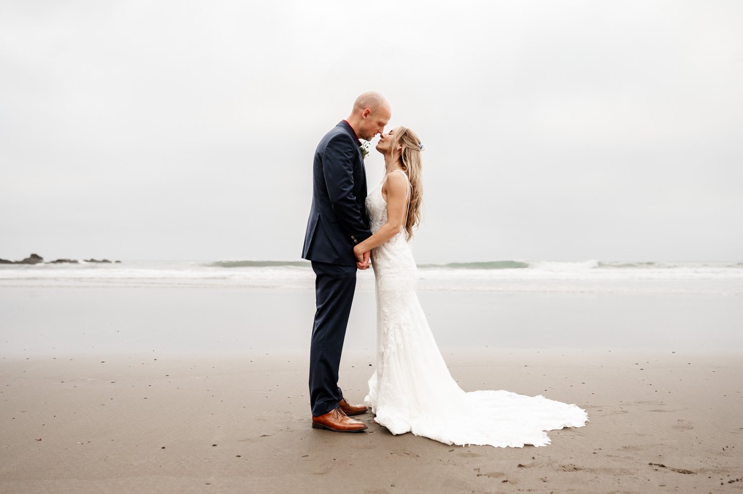 Short Sands Beach Oregon Coast Elopement Photography
