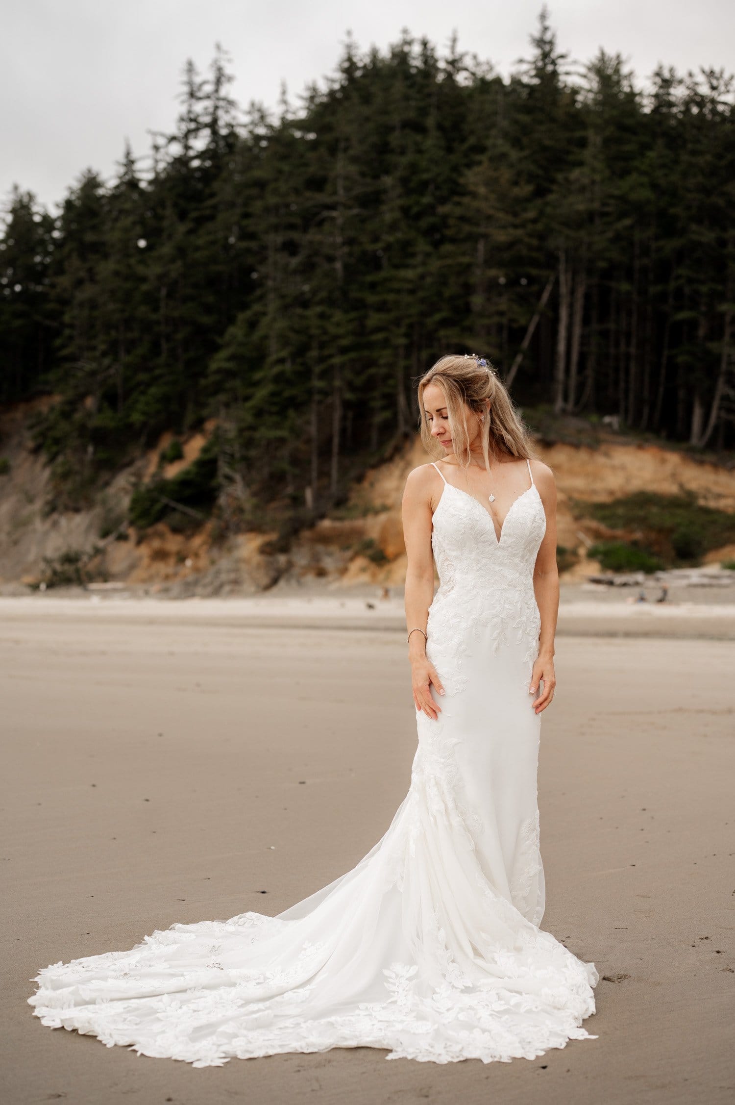 Short Sands Beach Oregon Coast Elopement Photography