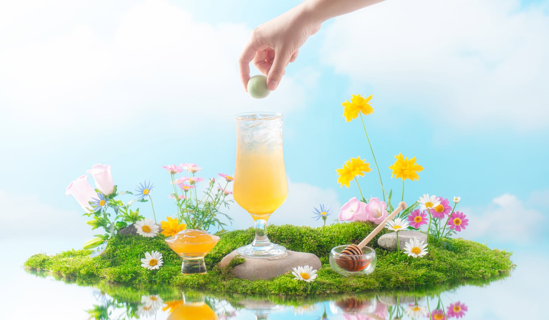 喫茶小舖品牌形象拍攝,鮮明飲品色彩呈現高演色性燈具下的真實色調|台中美食攝影|KYRIC STUDIO