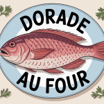 dorade au four entière dorée avec citron et herbes méditerranéennes