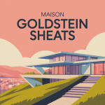 goldstein sheats maison moderne californienne vue stylisée