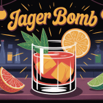 Illustration Jager Bomb ambiance de bar