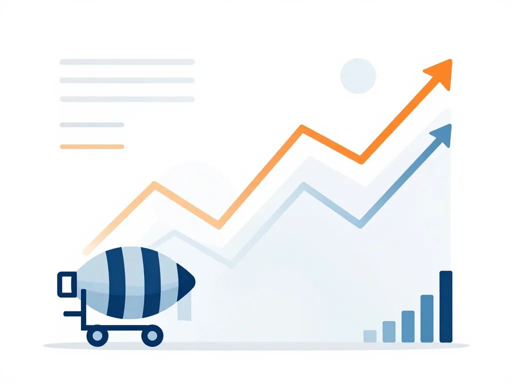 graphique variables prix beton toupie