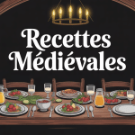 recette medieval table banquet cuisine salle chaleureuse