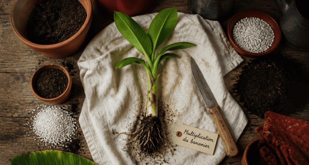 comment faire pousser un bananier sans graine rejet et outils