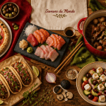 les 5 grandes cuisines du monde en assiettes