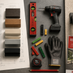 installation baie vitree outils et materiaux