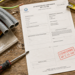 norme câble sans gaine dans cloison placo sur chantier
