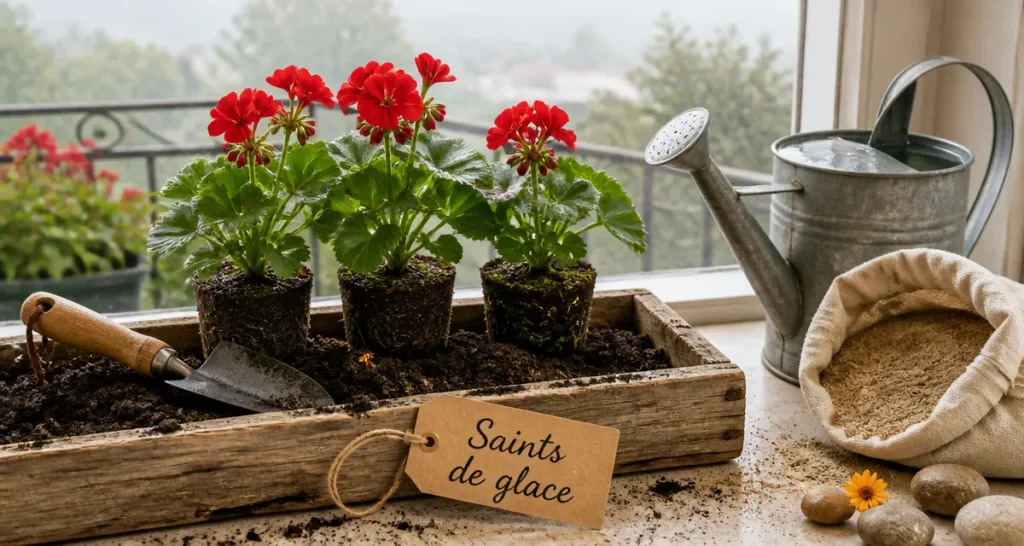 Quand planter geranium après les Saints de glace