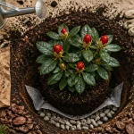 Quand planter un rhododendron : pot et fosse de plantation automne