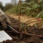 Quand repiquer des framboisiers : coupe de racines pour reprise