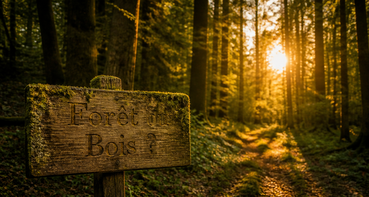 foret bois difference panneau en bois lisiere