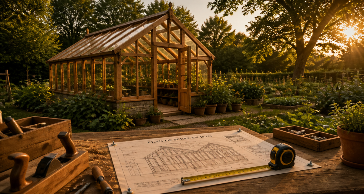 plan serre en bois pdf gratuit sur table de jardin