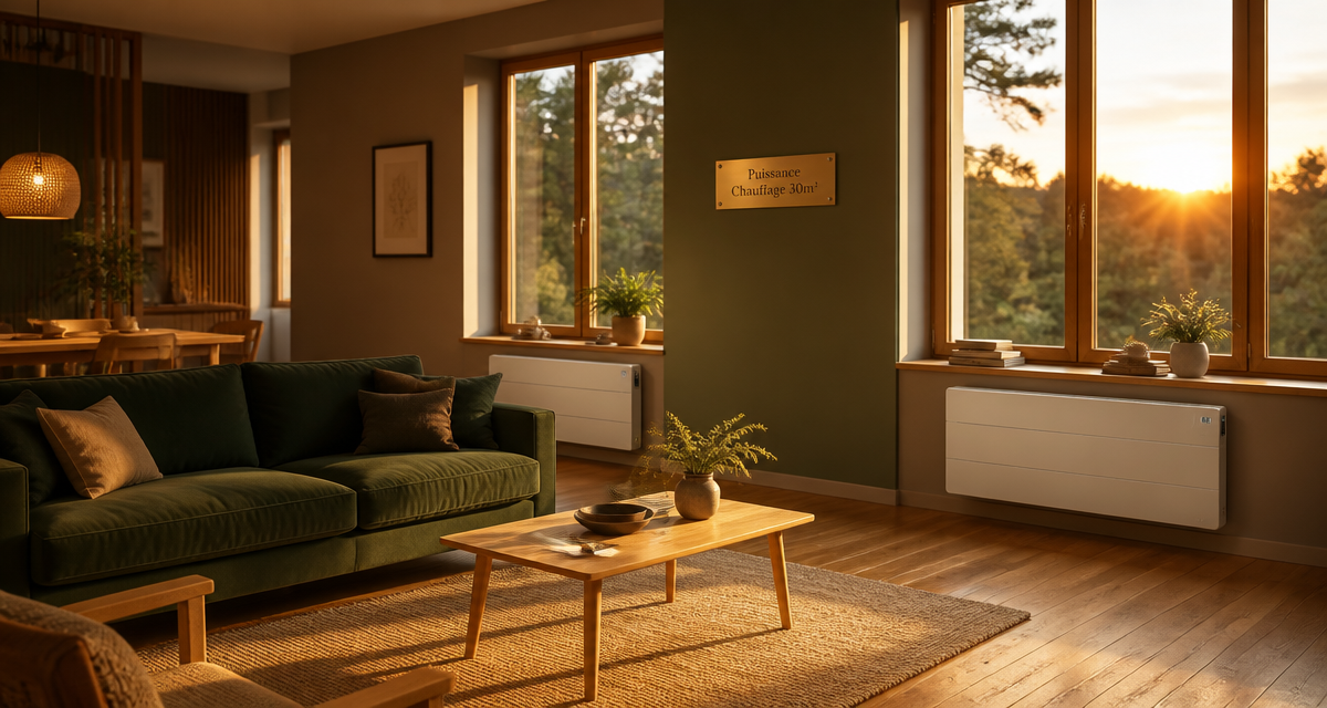 combien de radiateur pour 30m2 salon moderne