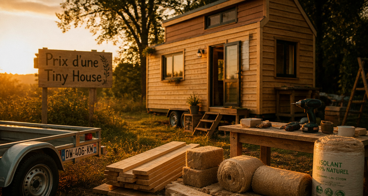 prix d'une tiny house en construction sur terrain