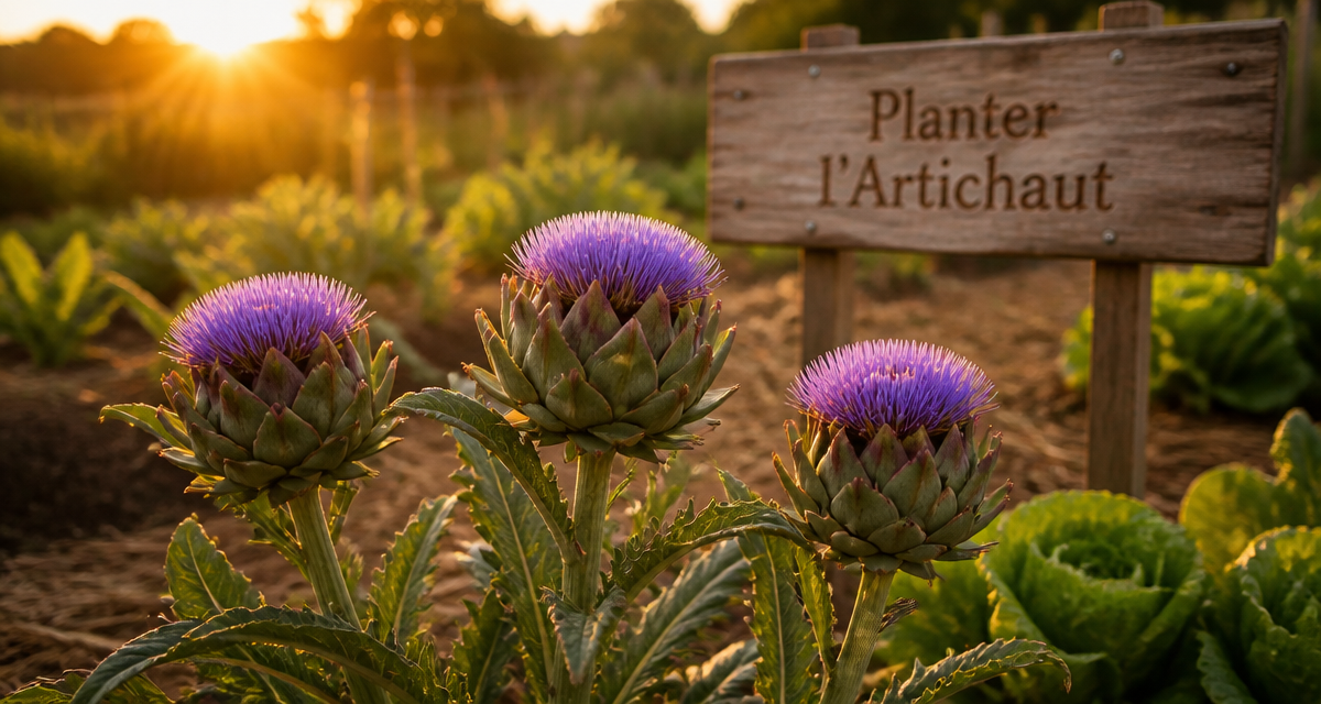 quand planter artichaut plants jardin