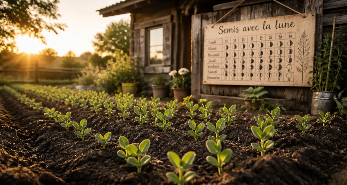 Quand semer les petit pois avec la lune, rangs semés et calendrier