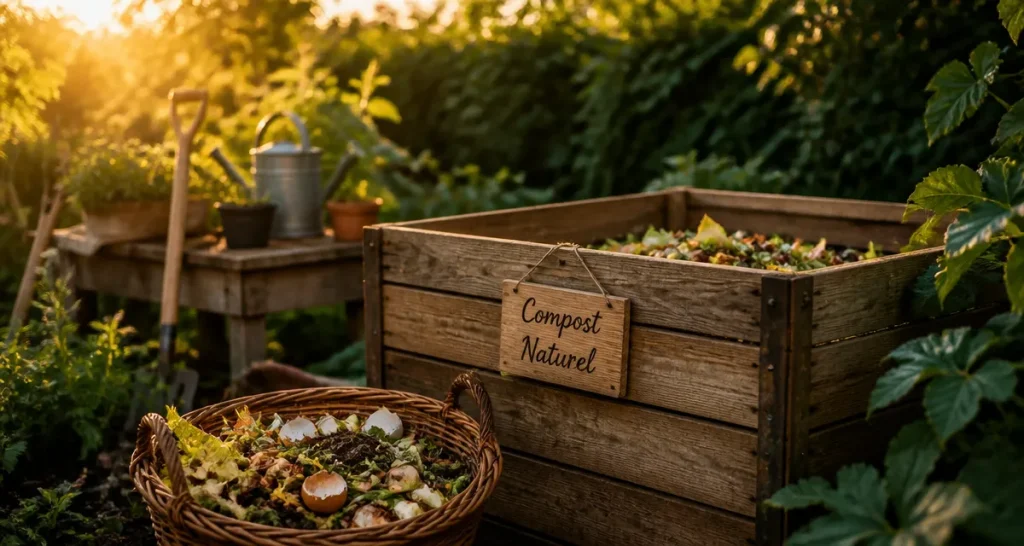 que peut on mettre dans un composteur composteur en bois jardin