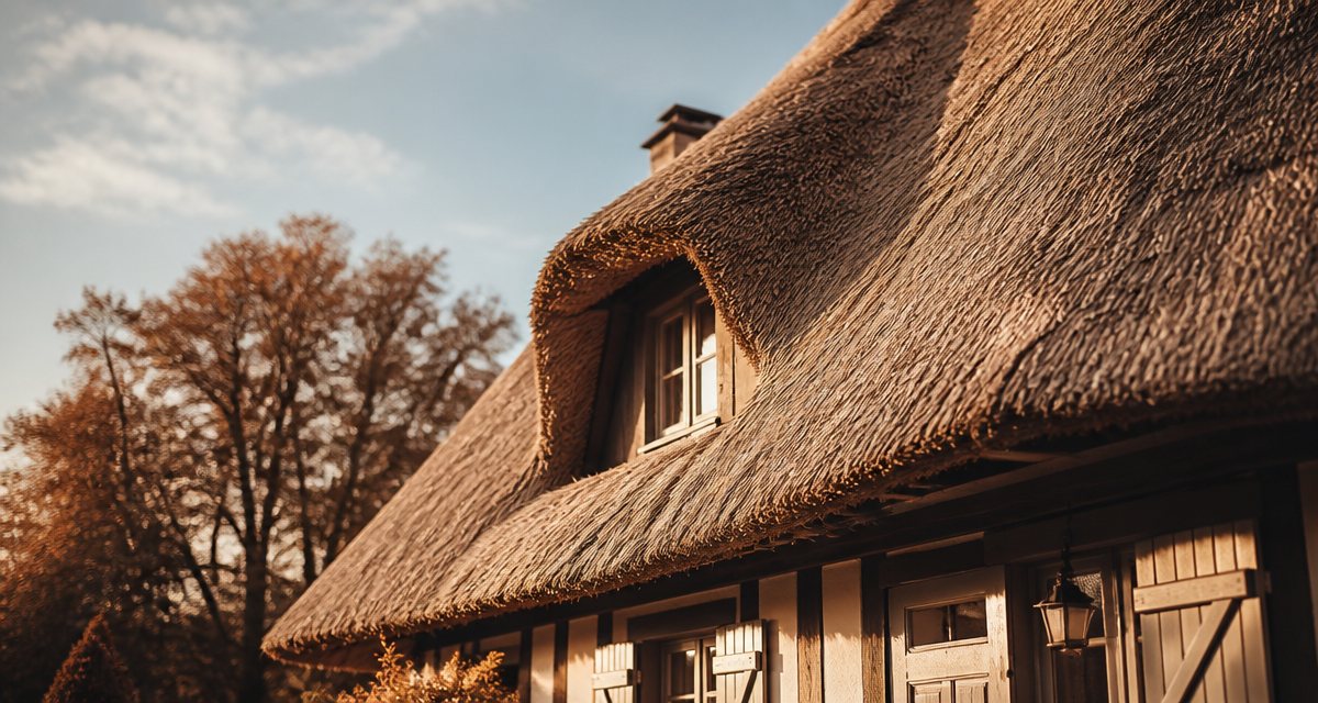 toit de chaume durée de vie sur maison normande