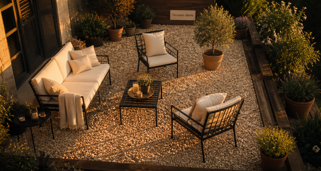 allintitle:quel gravier pour terrasse vue terrasse gravier concassé