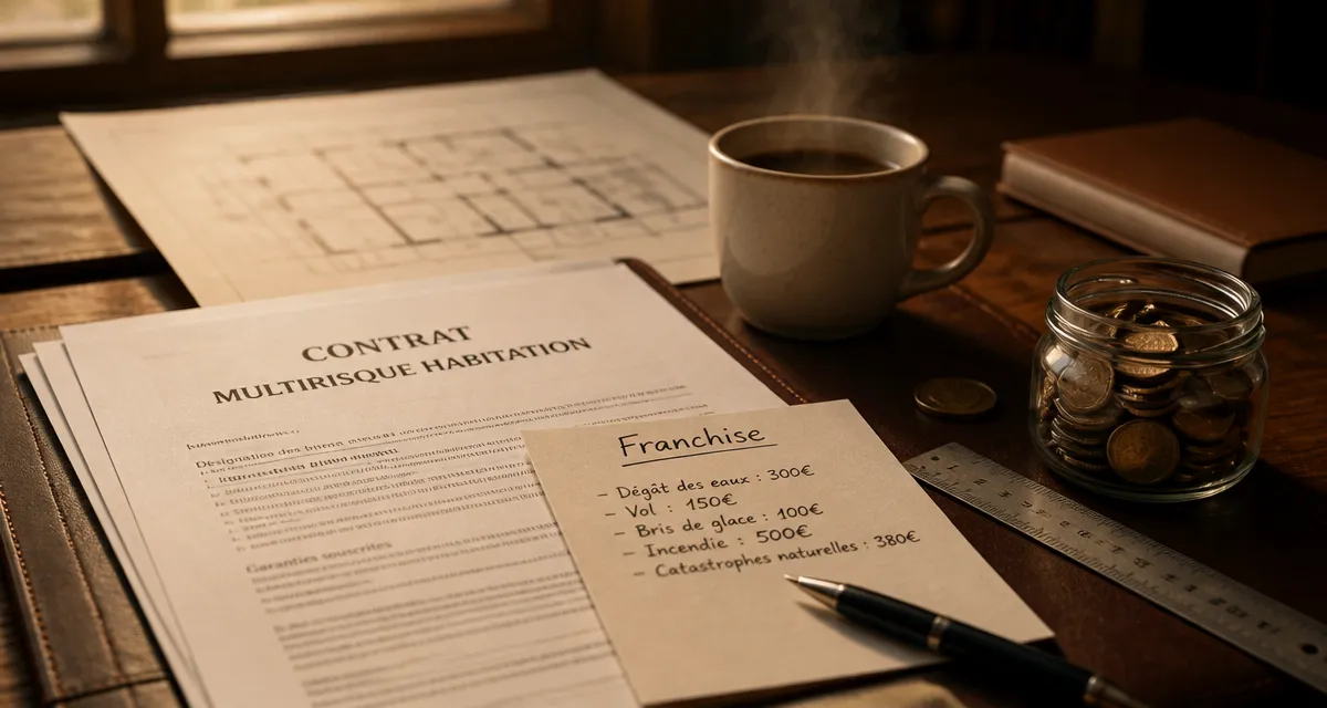 Franchise assurance habitation : 380 € ou 10 % du sinistre