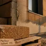Meilleur isolant exterieur ITE fibre de bois : façade en rénovation