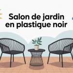 comment raviver un salon de jardin en plastique noir image entretien moderne