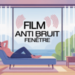 personne détendue intérieure calme film anti bruit fenetre
