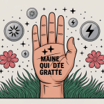 gratter la main droite illustration signification et causes