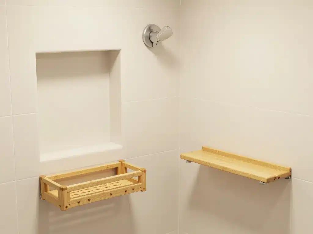 scene produits etagere douche italienne