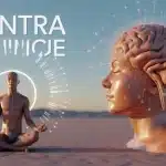 Illustration mantra positif au réveil, sérénité