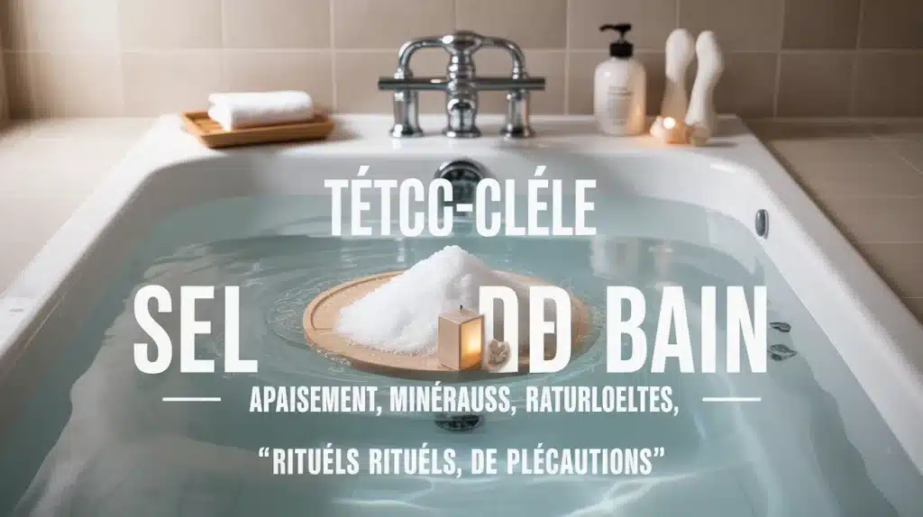 Sel de bain 37°C : reminéralisation efficace