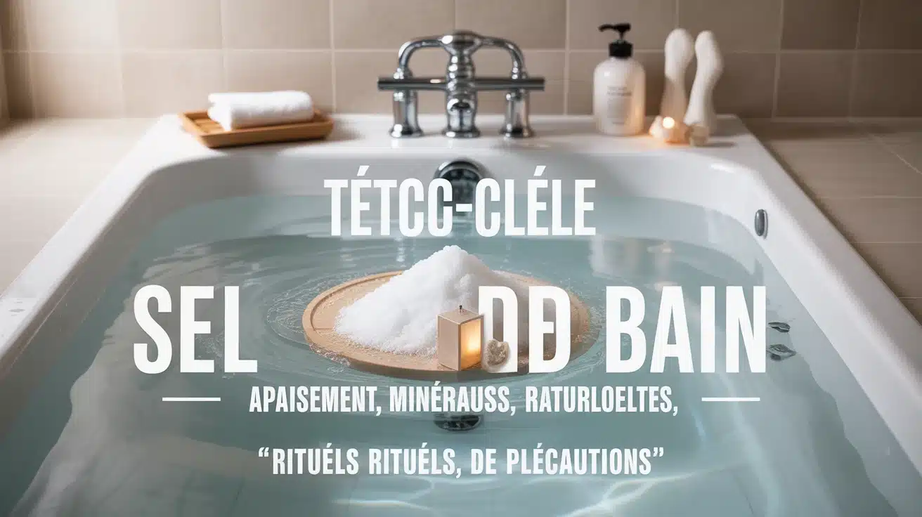 Sel de bain 37°C : reminéralisation efficace