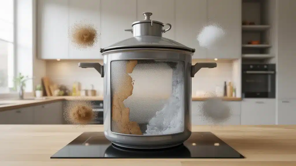 verre trempé, vitre de four nettoyée naturellement