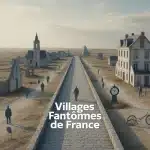 Villages fantômes de France : ruelle brumeuse et ruines