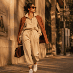 survetement tendance femme oversize rue urbaine