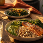 aliment pour perdre le ventre assiette équilibrée