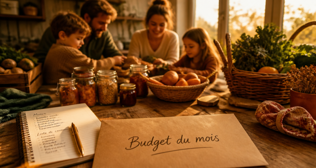 famille trie courses depenser moins